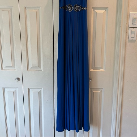 Aidan Mattox | Blue full length gown - Picture 5 of 7